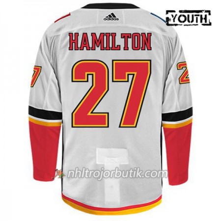 Barn Ishockey Calgary Flames Tröja DOUGIE HAMILTON 27 Adidas Vit Authentic